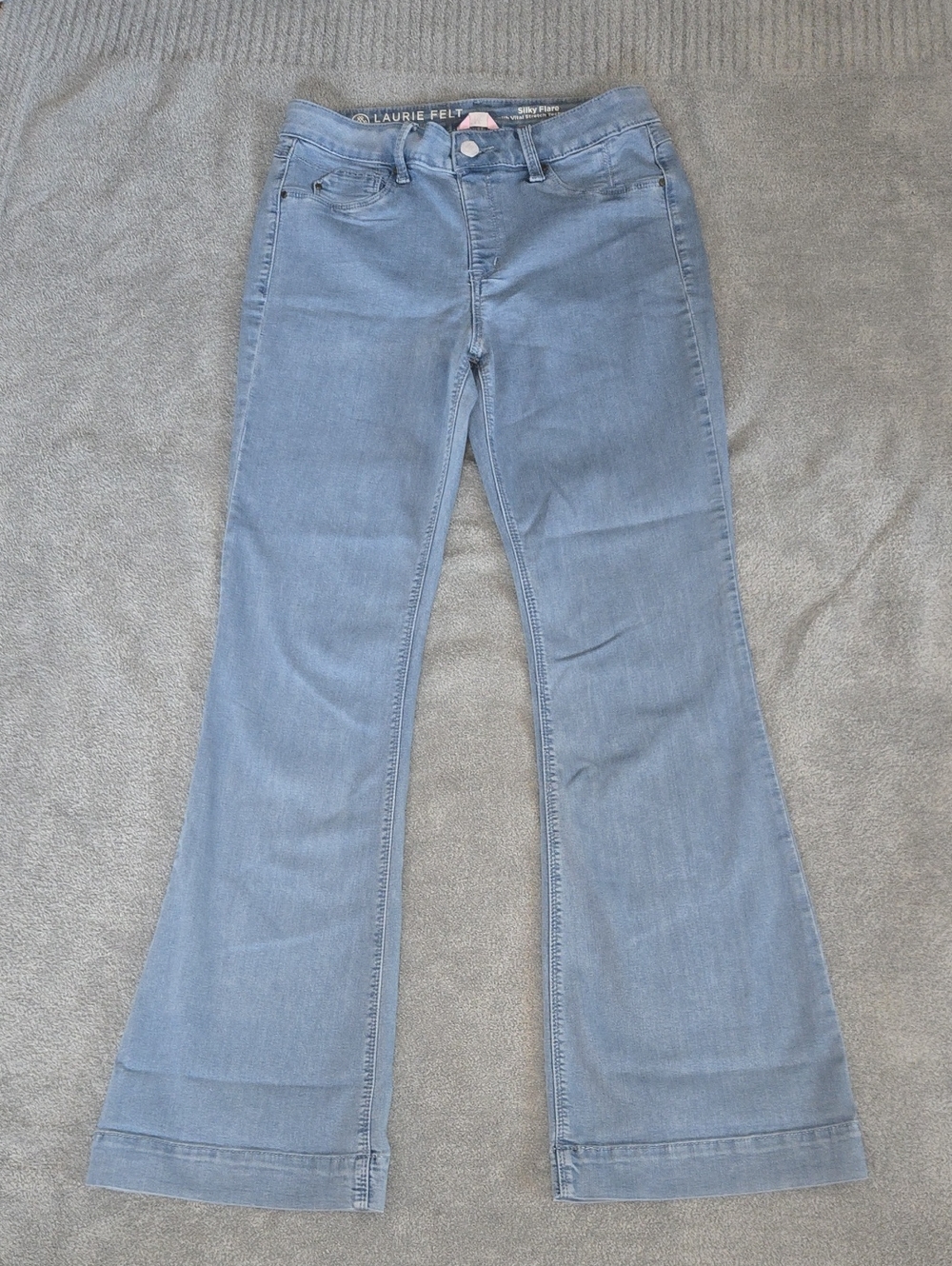 Laurie Felt Light Blue Flared Jeans
